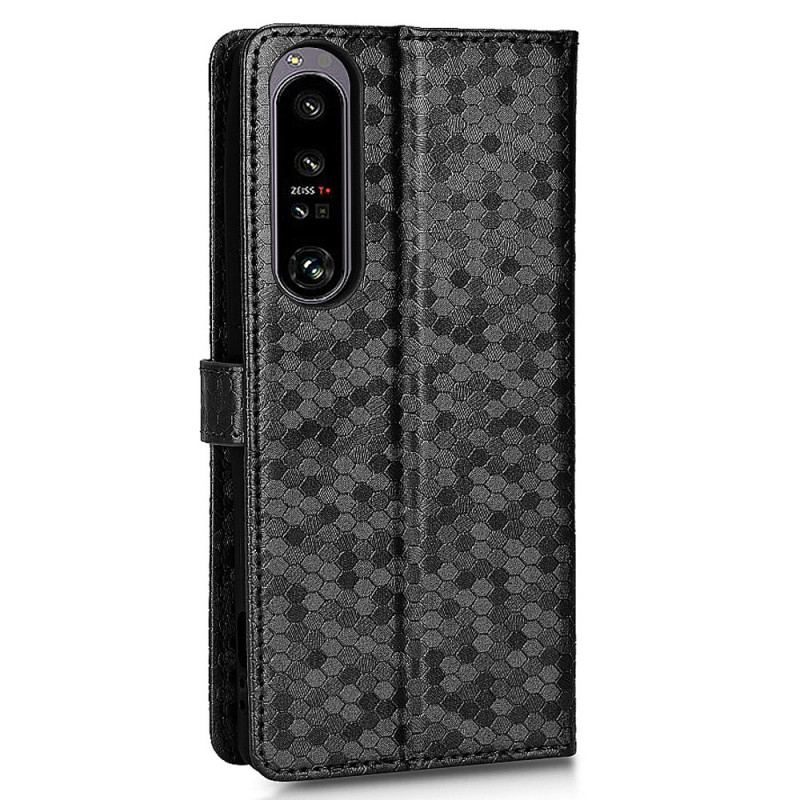 Housse Sony Xperia 1 IV Design 3D à Lanière