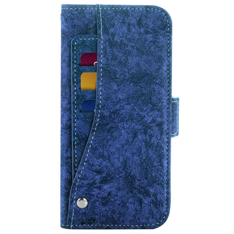 Housse Sony Xperia 1 IV Effet Cuir avec Porte-Cartes Rotatif