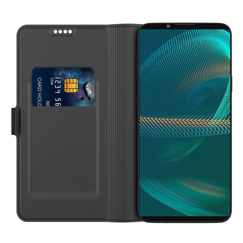 Housse Sony Xperia 1 IV Effet Cuir Slim