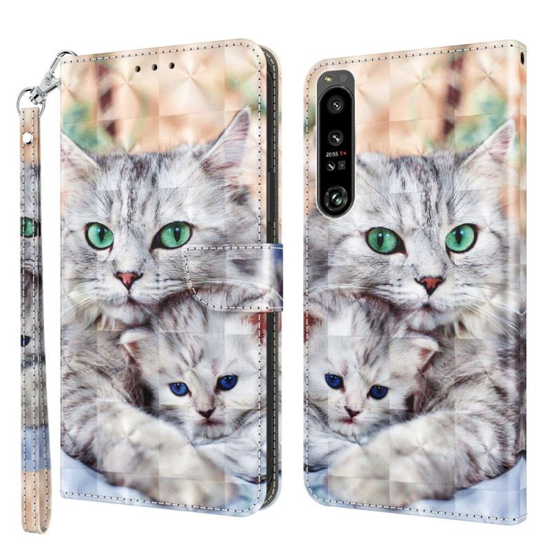 Housse Sony Xperia 1 IV Famille de Chats