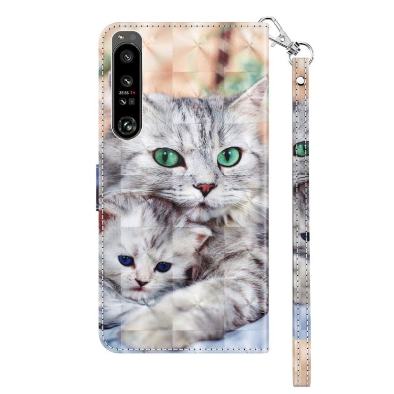 Housse Sony Xperia 1 IV Famille de Chats