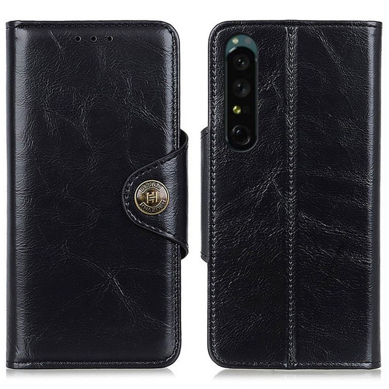 Housse Sony Xperia 1 IV Fermoir Bouton