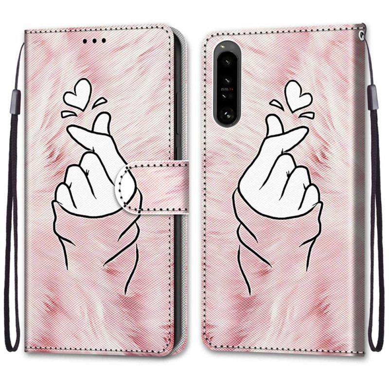 Housse Sony Xperia 1 IV Finger Heart