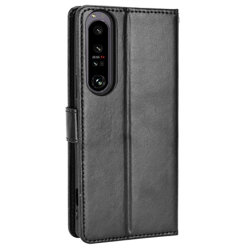 Housse Sony Xperia 1 IV Flashy à Lanière