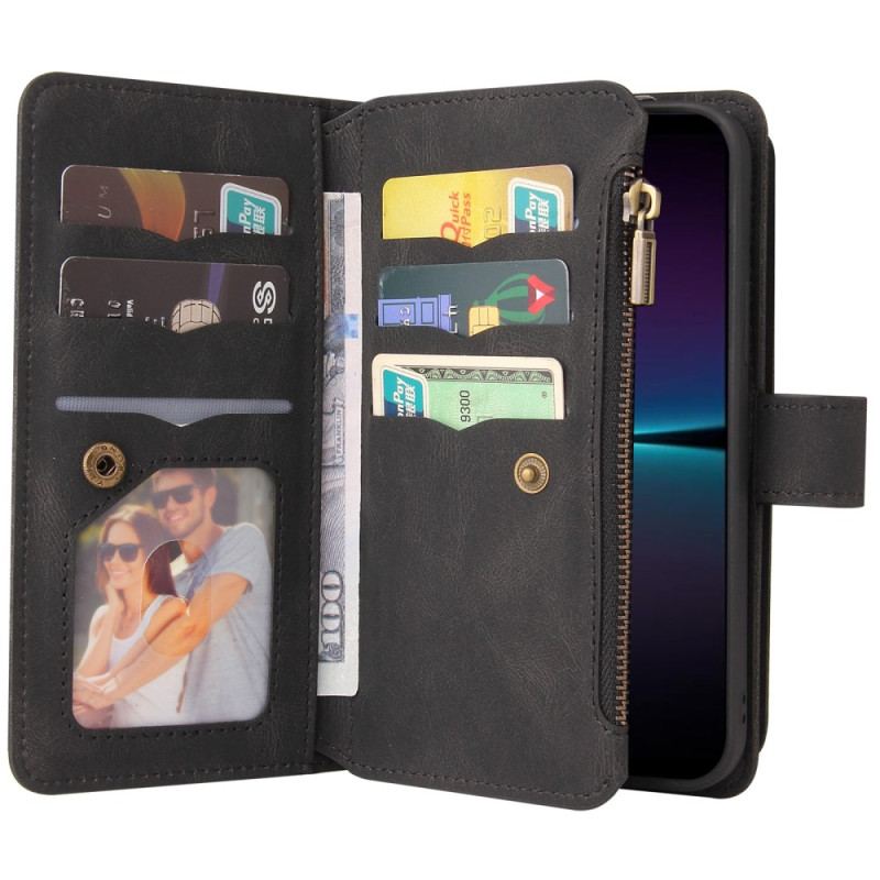 Housse Sony Xperia 1 IV Multi-fonctions Porte-Cartes