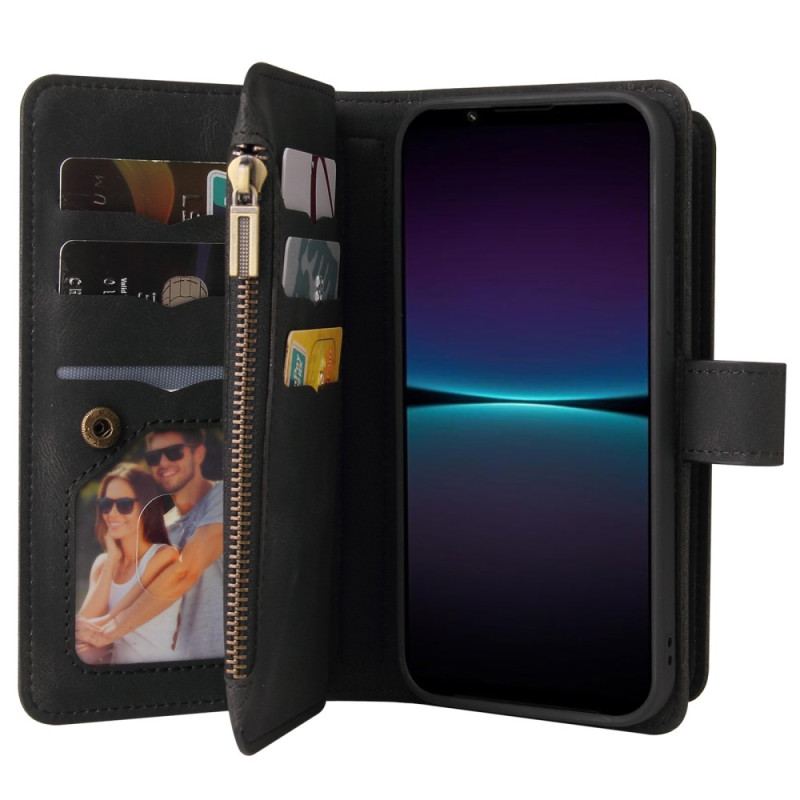 Housse Sony Xperia 1 IV Multi-fonctions Porte-Cartes