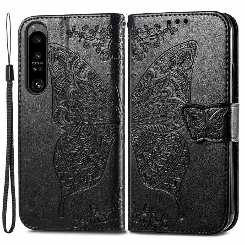 Housse Sony Xperia 1 IV Papillon Baroque