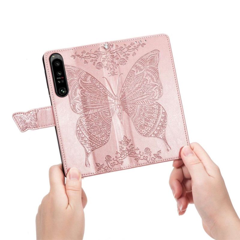 Housse Sony Xperia 1 IV Papillon Baroque