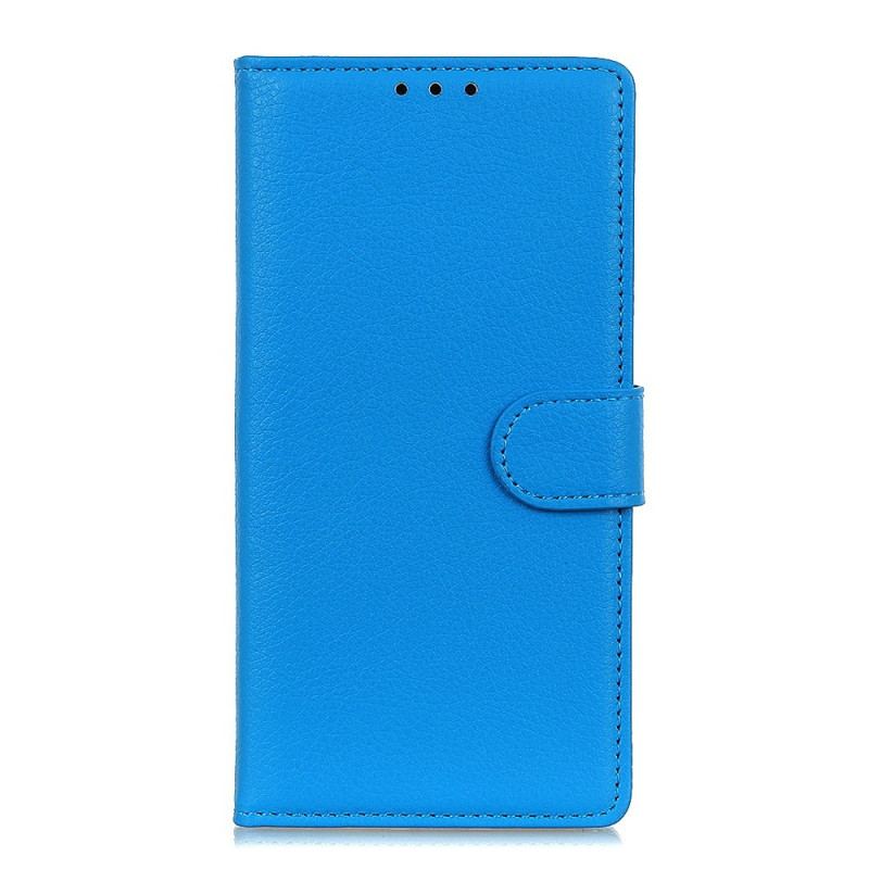 Housse Sony Xperia 1 IV Simili Cuir Litchi Traditionnel