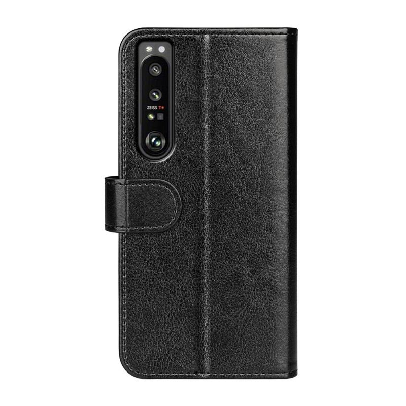 Housse Sony Xperia 1 IV Simili Cuir Vintage