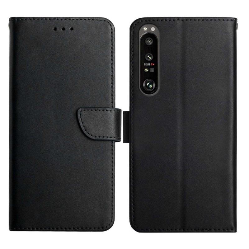 Housse Sony Xperia 1 IV Véritable Cuir Nappa