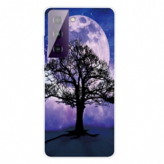 Coque Samsung Galaxy S21 FE Arbre et Lune