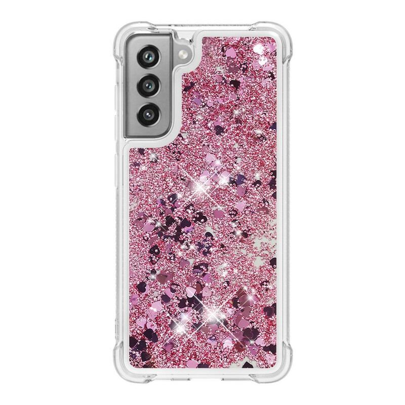 Coque Samsung Galaxy S21 FE Désires Paillettes