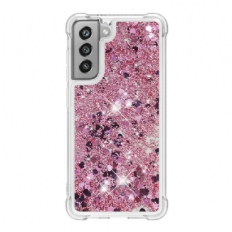 Coque Samsung Galaxy S21 FE Désires Paillettes