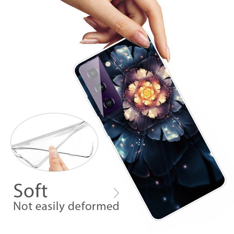 Coque Samsung Galaxy S21 FE Flexible Fleurs