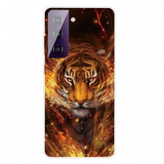 Coque Samsung Galaxy S21 FE Flexible Tigre