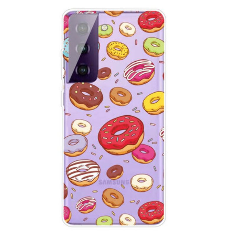 Coque Samsung Galaxy S21 FE love Donuts