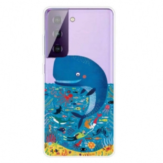 Coque Samsung Galaxy S21 FE Monde Marin