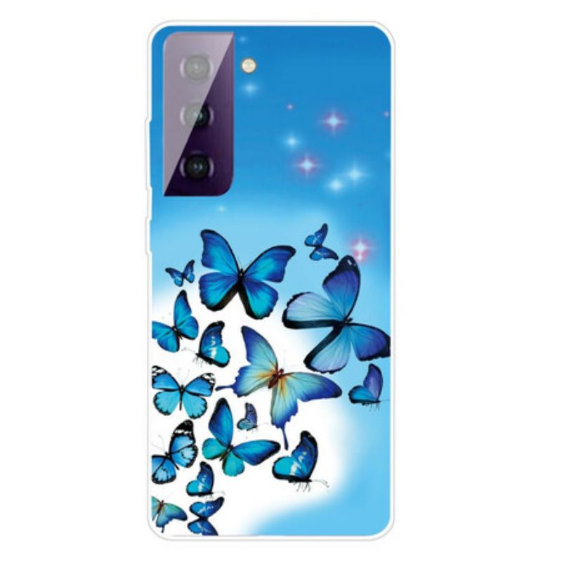 Coque Samsung Galaxy S21 FE Papillons Papillons