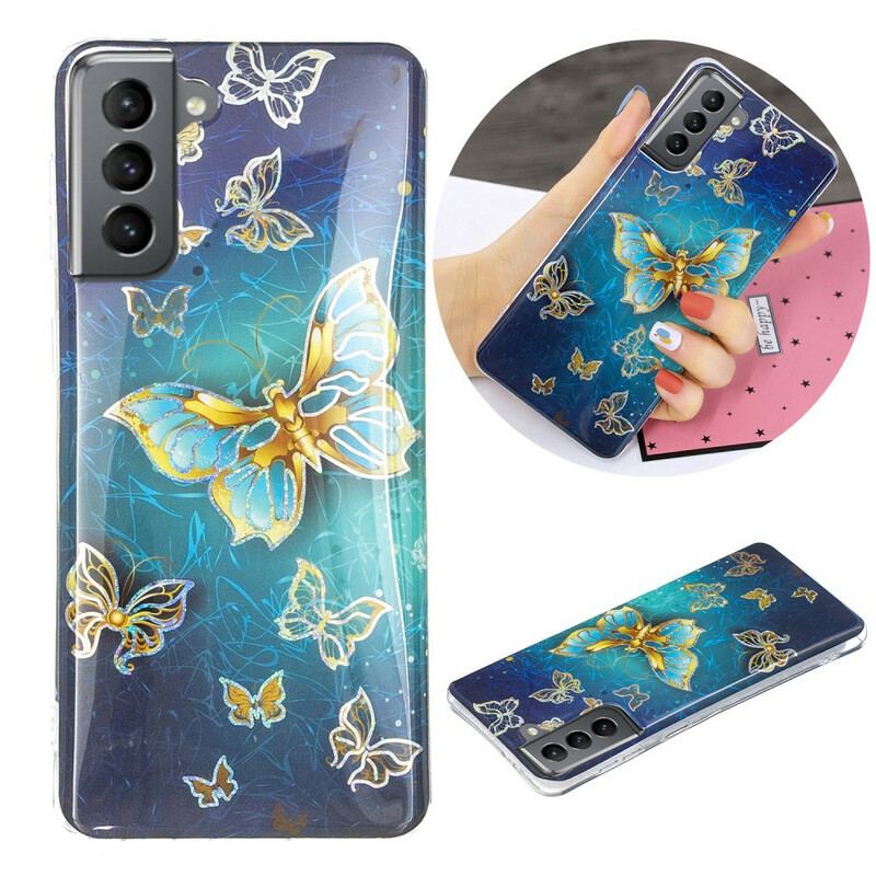 Coque Samsung Galaxy S21 FE Papillons Design