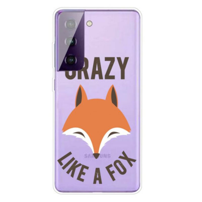 Coque Samsung Galaxy S21 FE Renard / Crazy Like a Fox