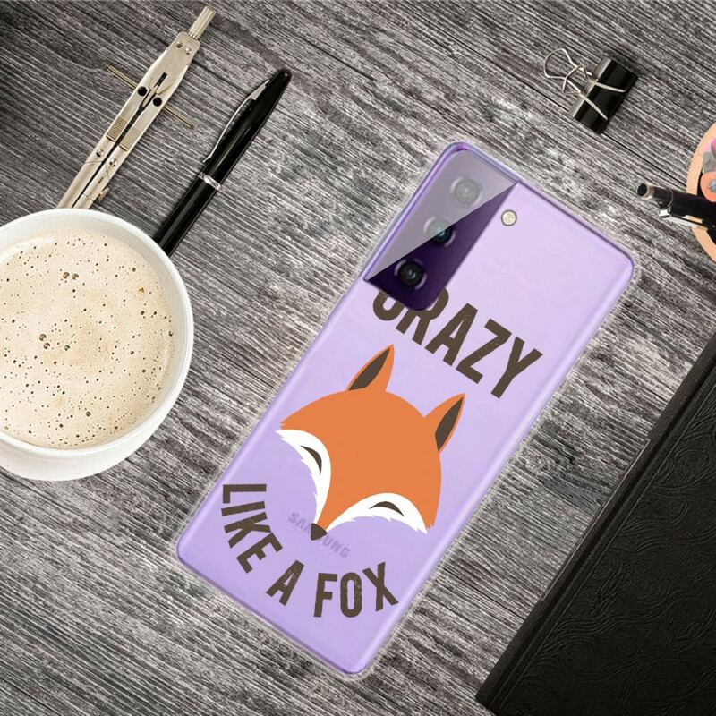 Coque Samsung Galaxy S21 FE Renard / Crazy Like a Fox