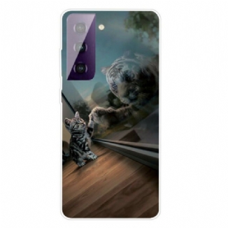 Coque Samsung Galaxy S21 FE Rêve de Chaton