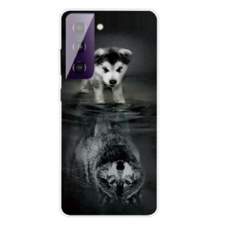 Coque Samsung Galaxy S21 FE Rêve de Chiot