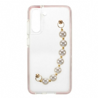 Coque Samsung Galaxy S21 FE Silicone Bracelet Perles