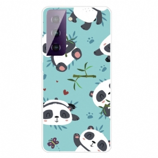 Coque Samsung Galaxy S21 FE Tas de Pandas