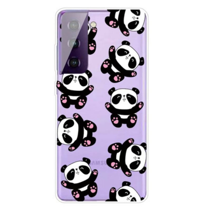 Coque Samsung Galaxy S21 FE Top Pandas Fun