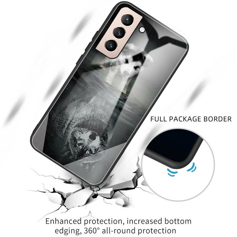 Coque Samsung Galaxy S21 FE Verre Trempé Rêve de Chiot