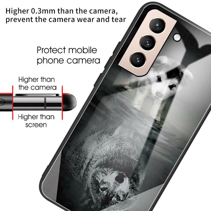 Coque Samsung Galaxy S21 FE Verre Trempé Rêve de Chiot