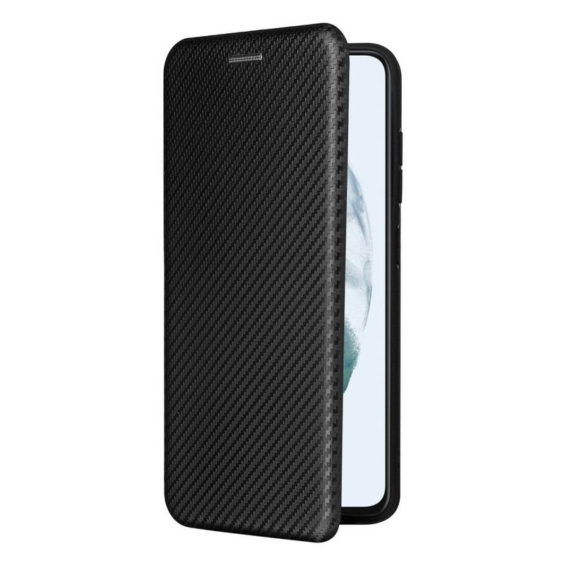 Flip Cover Samsung Galaxy S21 FE Fibre Carbone