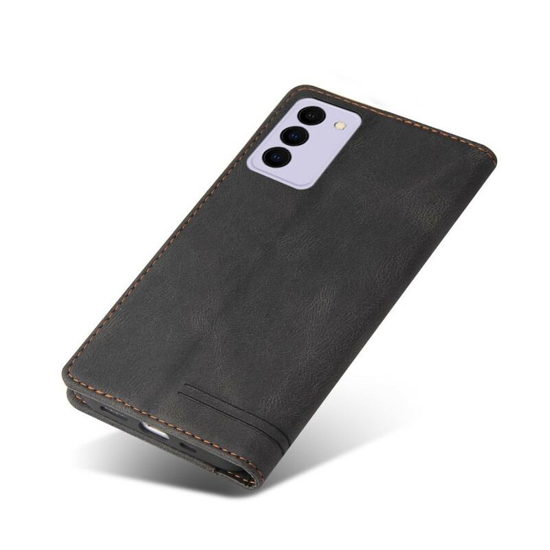 Flip Cover Samsung Galaxy S21 FE Simili Cuir GQ.UTROBE