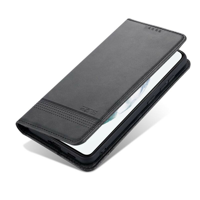 Flip Cover Samsung Galaxy S21 FE Style Cuir AZNS