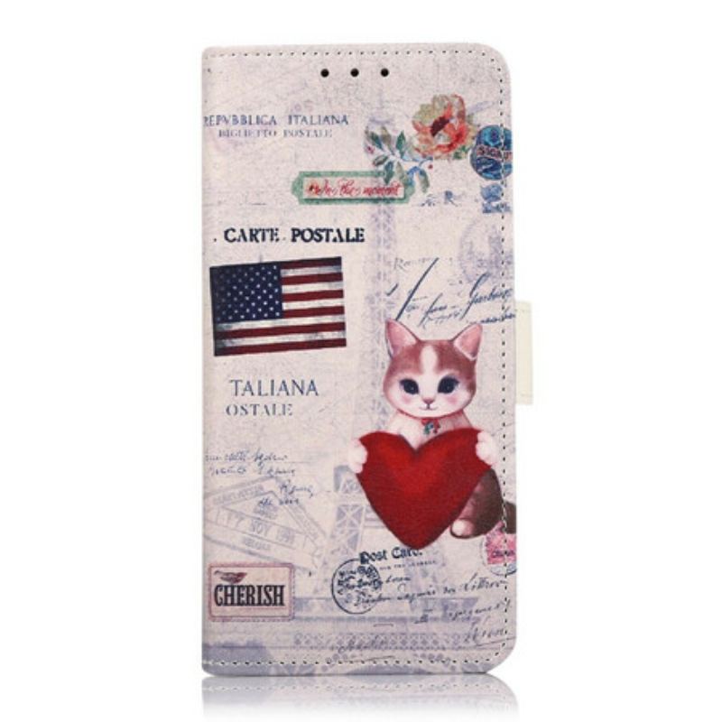 Housse Samsung Galaxy S21 FE Chat Voyageur