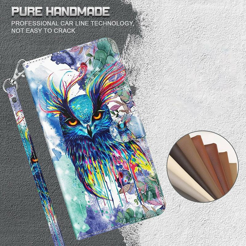 Housse Samsung Galaxy S21 FE Oiseau Aquarelle