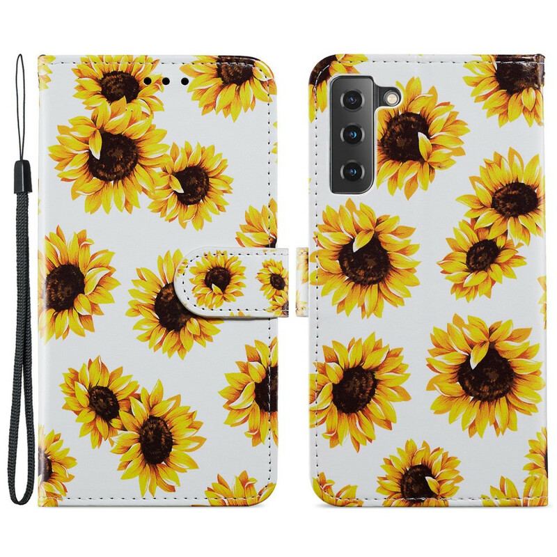 Housse Samsung Galaxy S21 FE Tournesols