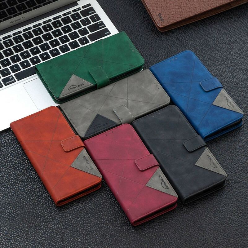 Housse Samsung Galaxy S21 FE Triangles Binfen Color