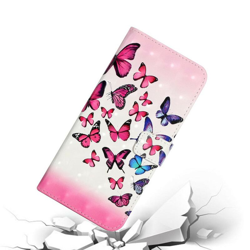 Housse Samsung Galaxy S21 FE Vol de Papillons