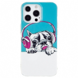 Coque iPhone 15 Pro Max Fluorescente Chien