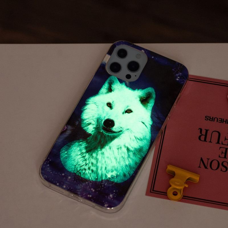 Coque iPhone 15 Pro Max Fluorescente Loup