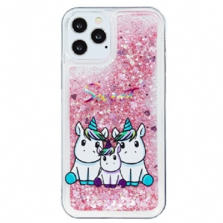 Coque iPhone 15 Pro Max Paillettes Licorne