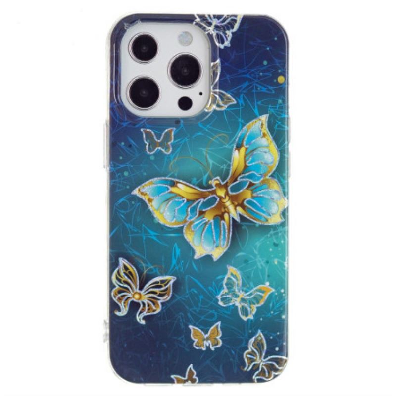 Coque iPhone 15 Pro Max Papillons Précieux