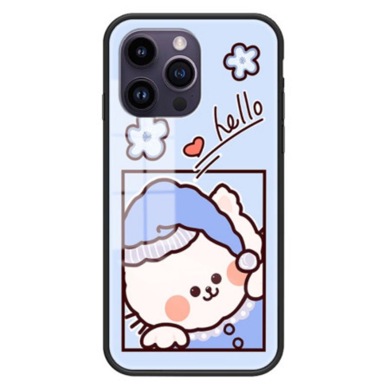 Coque iPhone 15 Pro Max Verre Trempé Blue Cat