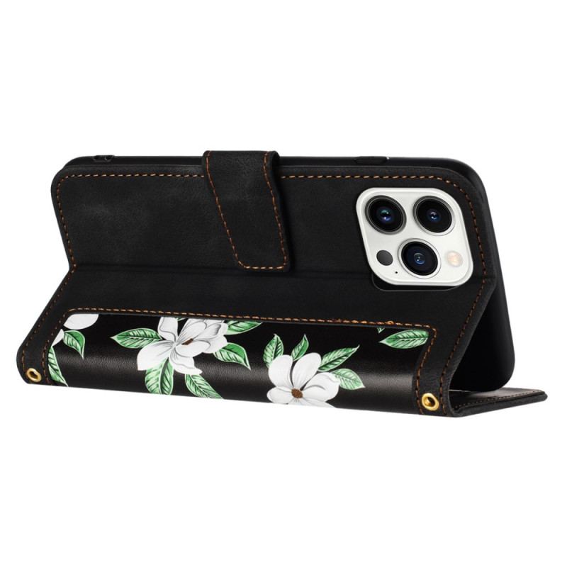 Housse iPhone 15 Pro Max Luxury Flowers