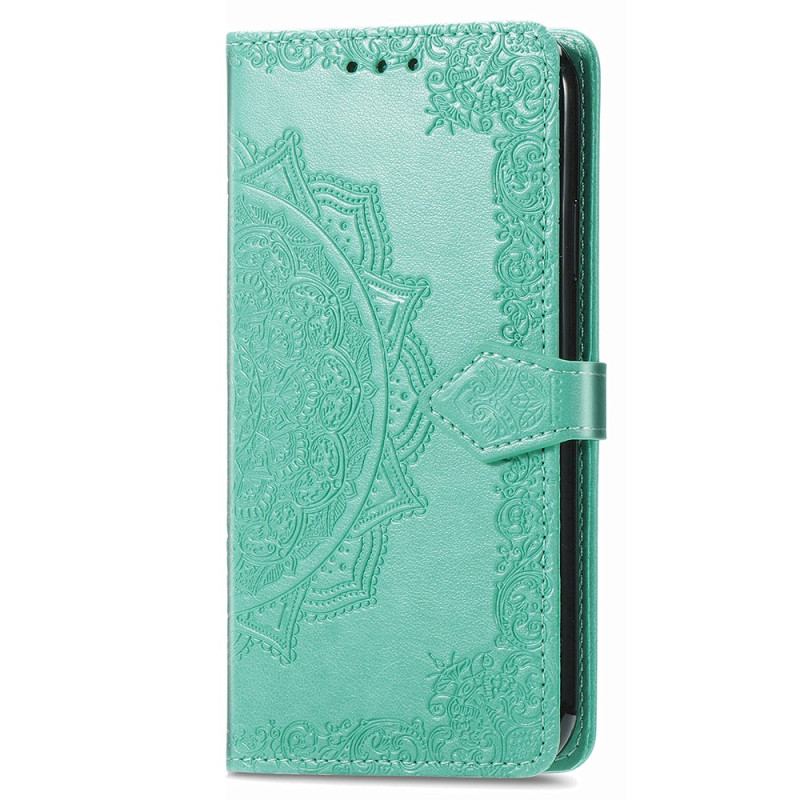 Housse iPhone 15 Pro Max Mandala Baroque à Lanière