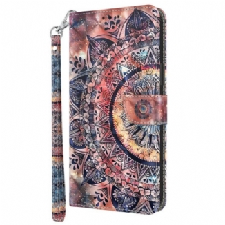 Housse iPhone 15 Pro Max Mandala à Lanière