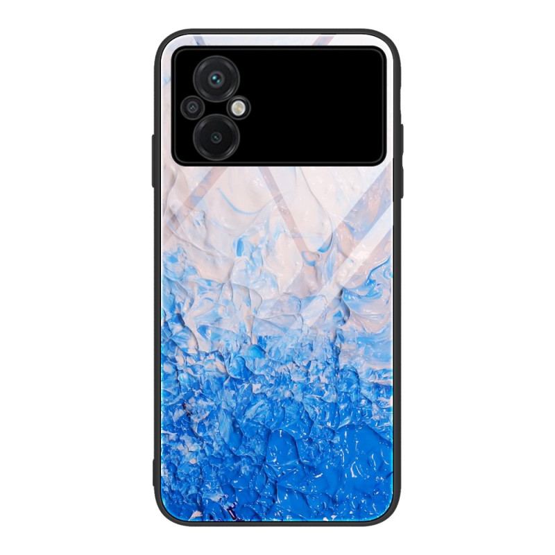 Coque Poco M5 Verre Trempé Marble Colors